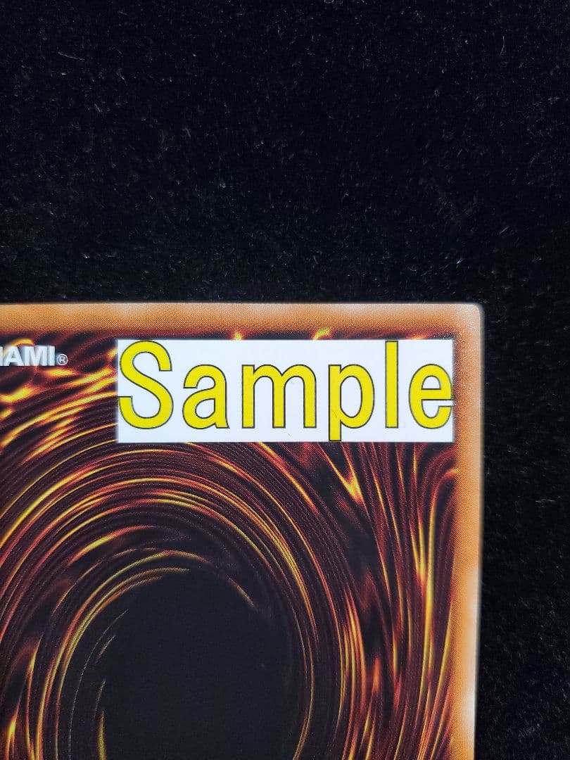 希少【SAMPLE表記】遊戯王 覚醒の魔導剣士（BOSH-JP047）レリーフ