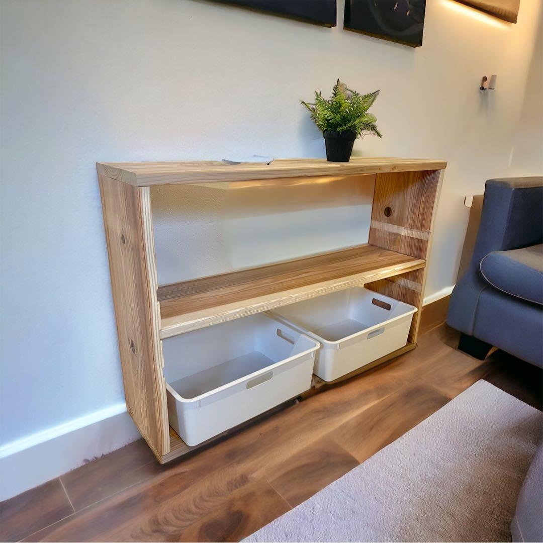 オープンシェルフ　おしゃれ収納　マガジンラック　シェルフ　ブックシェルフ　絵本棚 ブックラック 幅83cm 絵本ラック オープンタイプ （ 本棚 ラック 棚