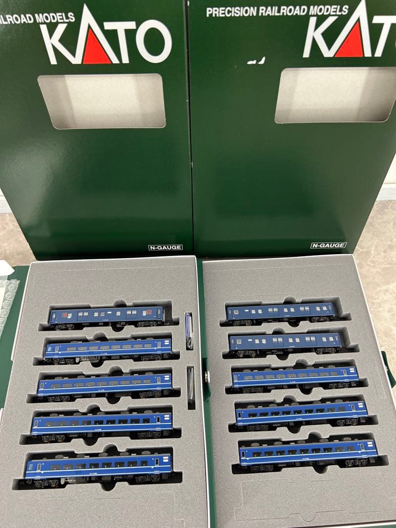 KATO 14系 500番台 急行「ニセコ.宗谷」基本、増結セット（全10両） 14系500番台 急行 「ニセコ・宗谷」 (増結・5両セット) (鉄道模型