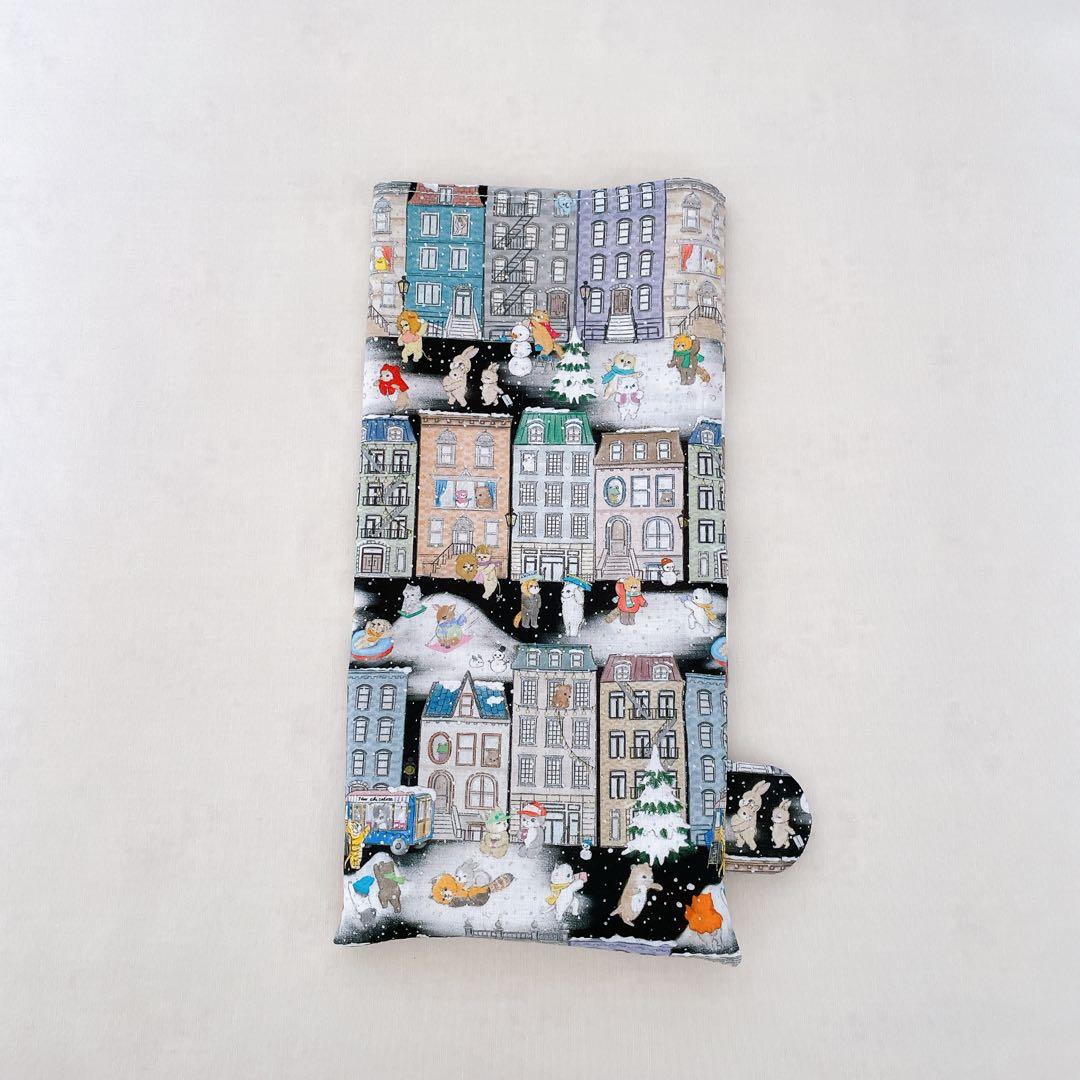 ガーゼハンカチ ユキエモン263 ハンドメイド(ペットボトルカバー