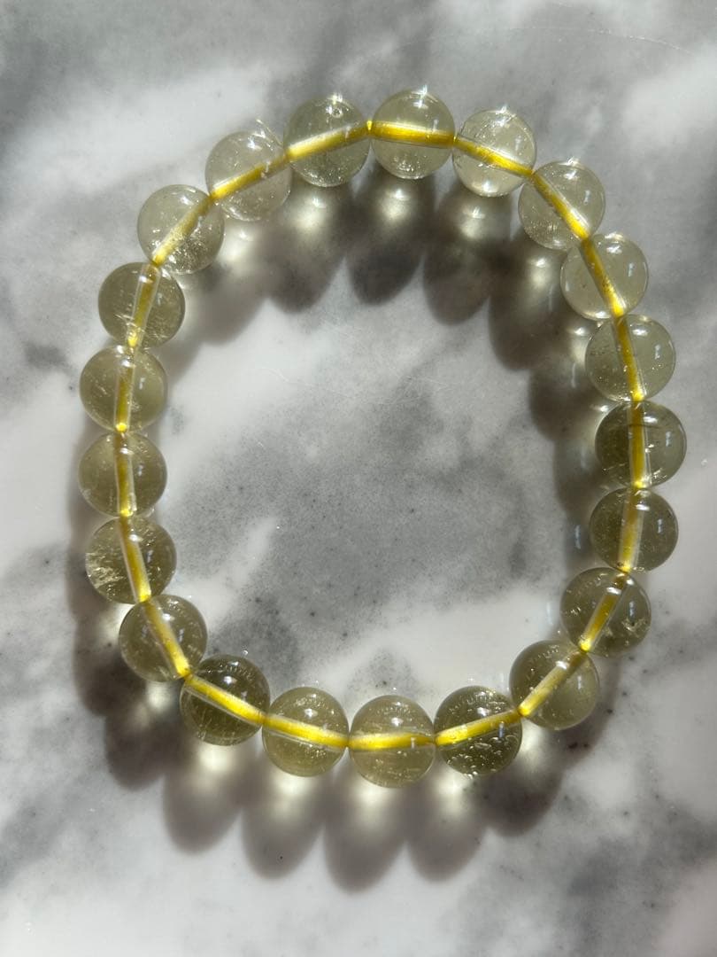 高品質リビアングラスブレスレット9ミリ リビアングラス ブレスレット 9mm 17.5cm メンズ M レディース L