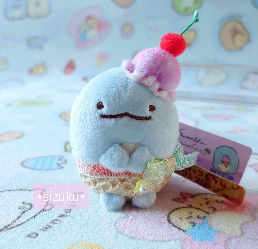 【新品・タグ付】すみっコぐらし とかげ アイス ロフト限定 てのりぬいぐるみ 手乗りぬいぐるみ とかげ 雪見だいふく×すみっコぐらし: キャラクター