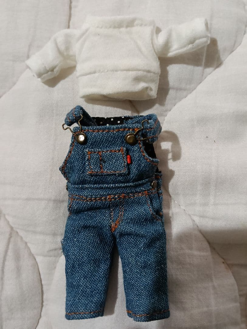 オビツ11　 デニムオーバーオール デニム】オビツ11 サロペット ねんどろいどどーる おもちゃ・人形 RIRI