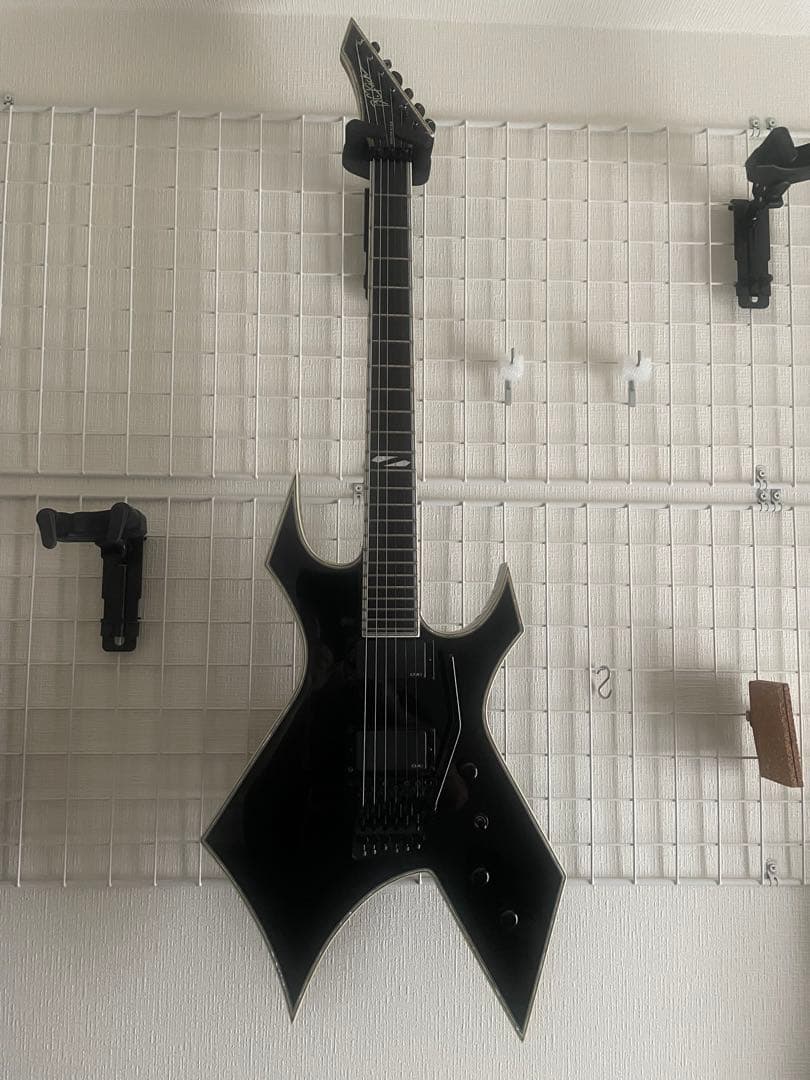 BC Rich Warlock NJ Deluxe エレキギター DISC BC Rich NJ Deluxe Warlock Guitar, Black at Gear4music