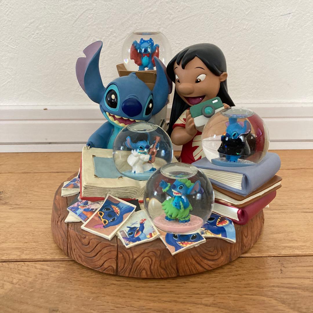 ☆レア☆ リロ＆スティッチ　スノードーム　ディズニーオークション限定500 ☆レア☆ リロ＆スティッチ スノードーム ディズニーオークション限定