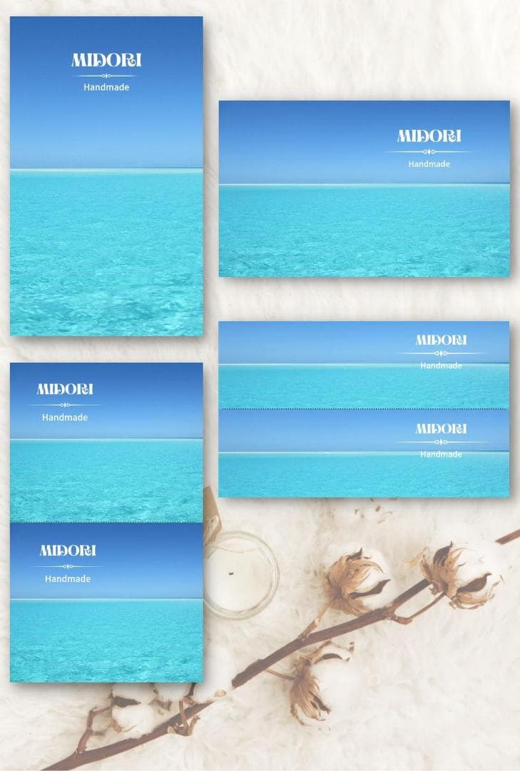 ショップカード アクセサリー台紙 サンキューカード 名刺 ★No.238 ショップカード 名刺 アクセサリー台紙 サンキューカード ネイルチップ