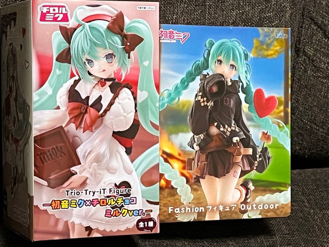初音ミク フィギュアセット チロルチョコ outdoor チロルミク - メルカリ