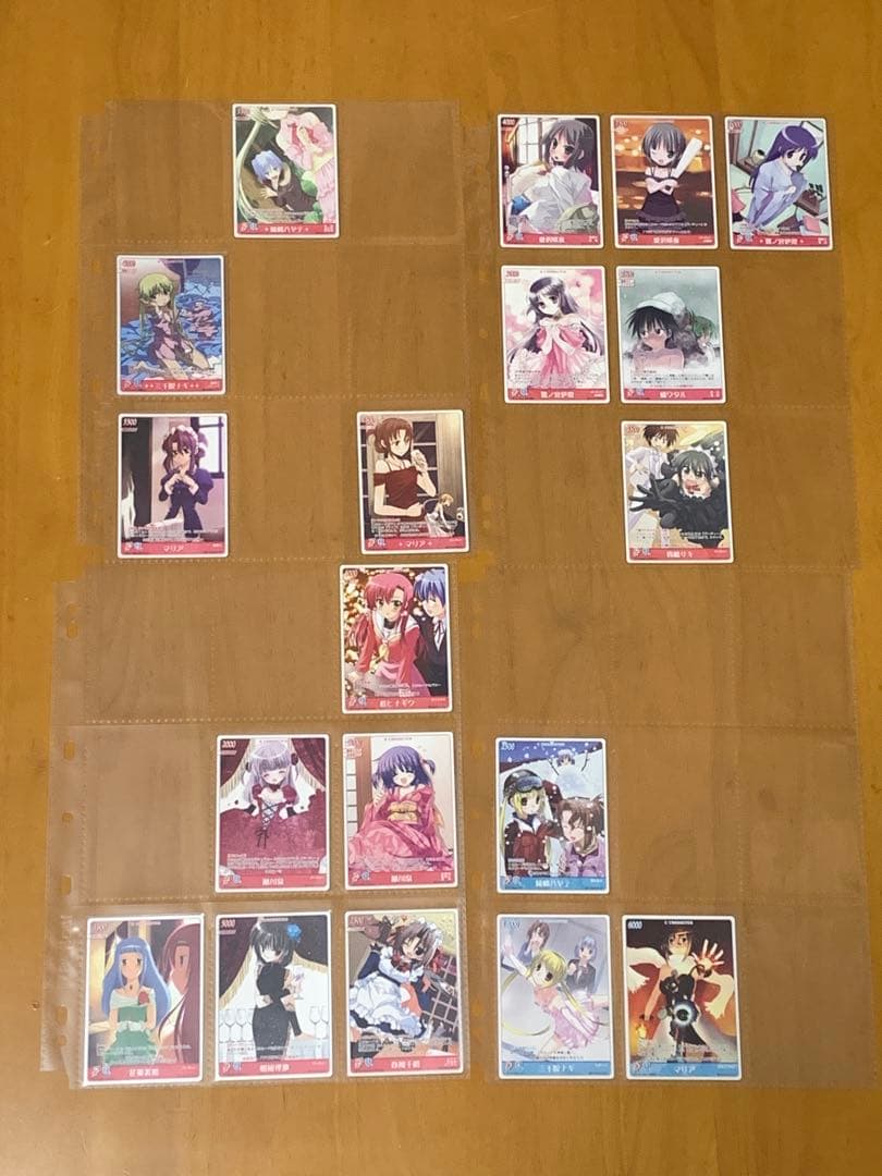 ハヤテのごとく！ TCG トレカ バインダー2個 バラカード まとめ売り