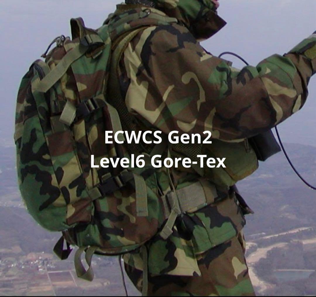 ECWCS Gen2 Level6 Gore-Texスーツ(パーカー&パンツ) ECWCS Gen2 Level6 パーカー デザートカモ USMC デッドストック : MARC