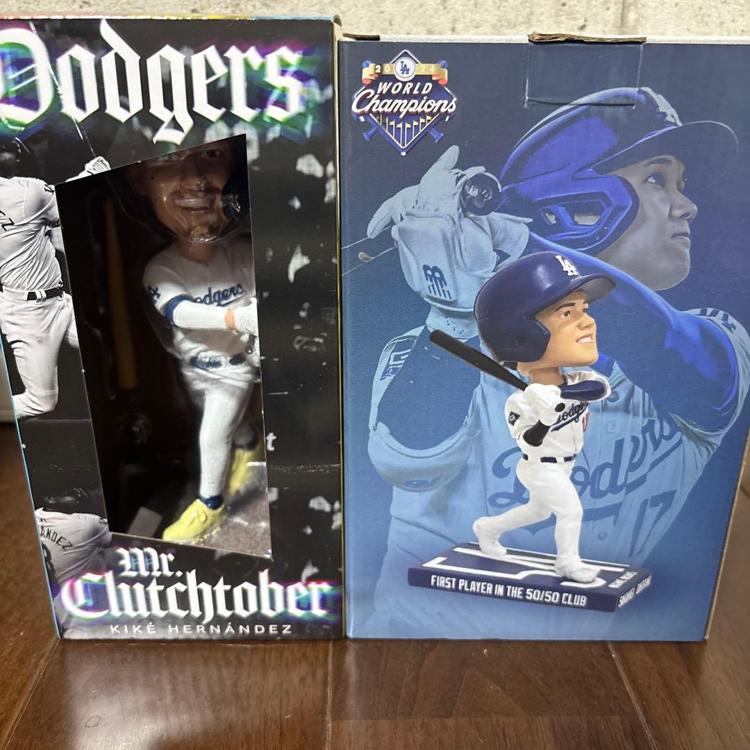 8/27 大谷翔平 8/31 キケ・ヘルナンデス ボブルヘッドセット売り 大谷翔平 8インチ ボブルヘッド 2024 ロサンゼルス・ドジャース