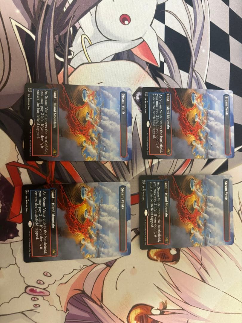 蒸気孔 / Steam Vents UNF版 4枚 ミントモール / MINT GAMES MTG(東日本橋) / 【RVR】【JPN】【Foil