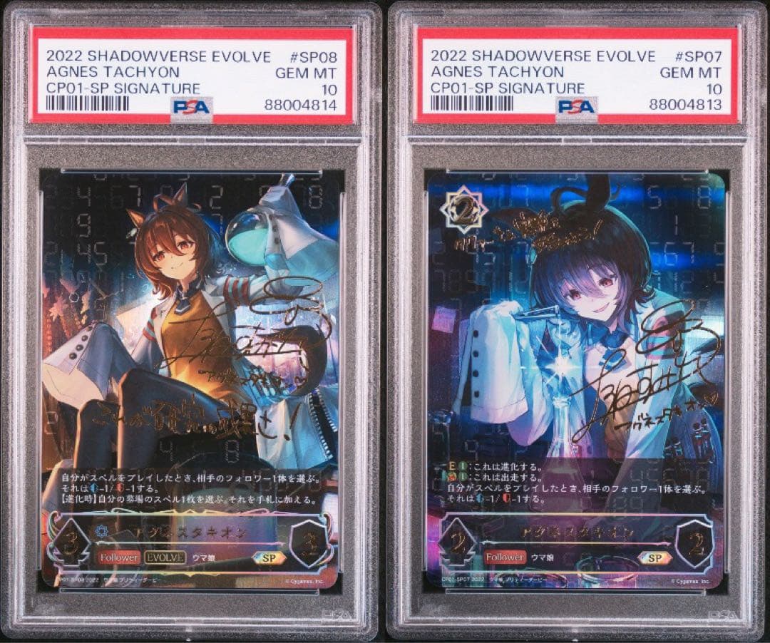 PSA10 アグネスタキオン サイン 2枚組 上坂すみれ SP シャドバ - メルカリ