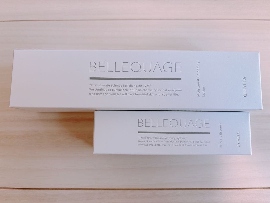 最終価格‼️BELLEQUAGE 保湿&バランスローション エッセンス ベルクアージュ(BELLEQUAGE)ヒト幹細胞美容液・化粧水・クリーム