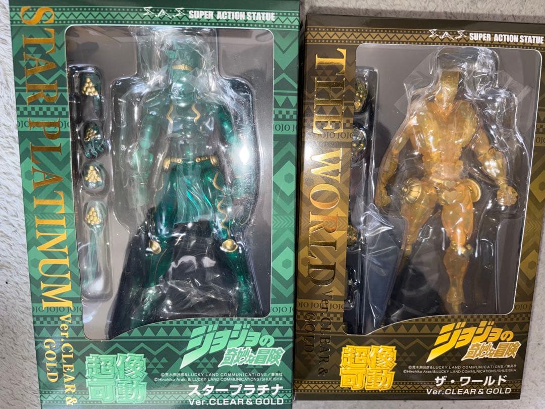超像可動 ザ・ワールド &スタープラチナ CLEAR&GOLD - メルカリ