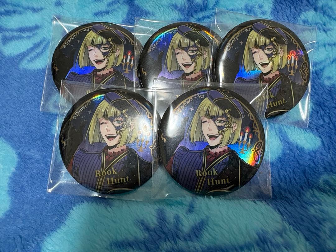 ツイステ ルーク 纏め売り ハロウィン グロマス ホログラム缶バッジ 缶