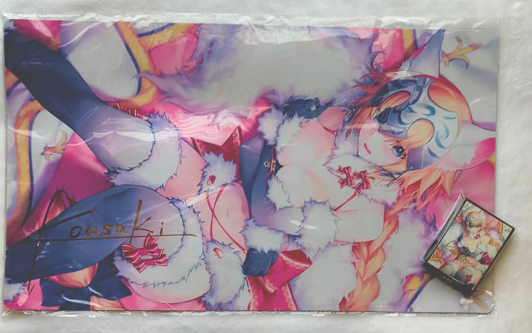 FGO　fate　サイン入りプレマ＆スリーブセット　ジャンヌ ブロッコリーキャラクタースリーブ・ミニ Fate/Grand Order