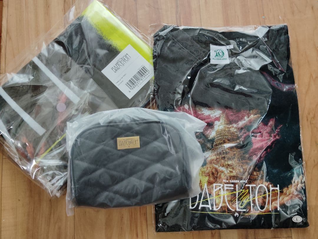 新品未使用品　ミセス　バベルの塔　 ポーチとTシャツ、タオルセット Mrs GREEN APPLE ミセスグリーンアップル BABEL no TOH バベルの塔 T