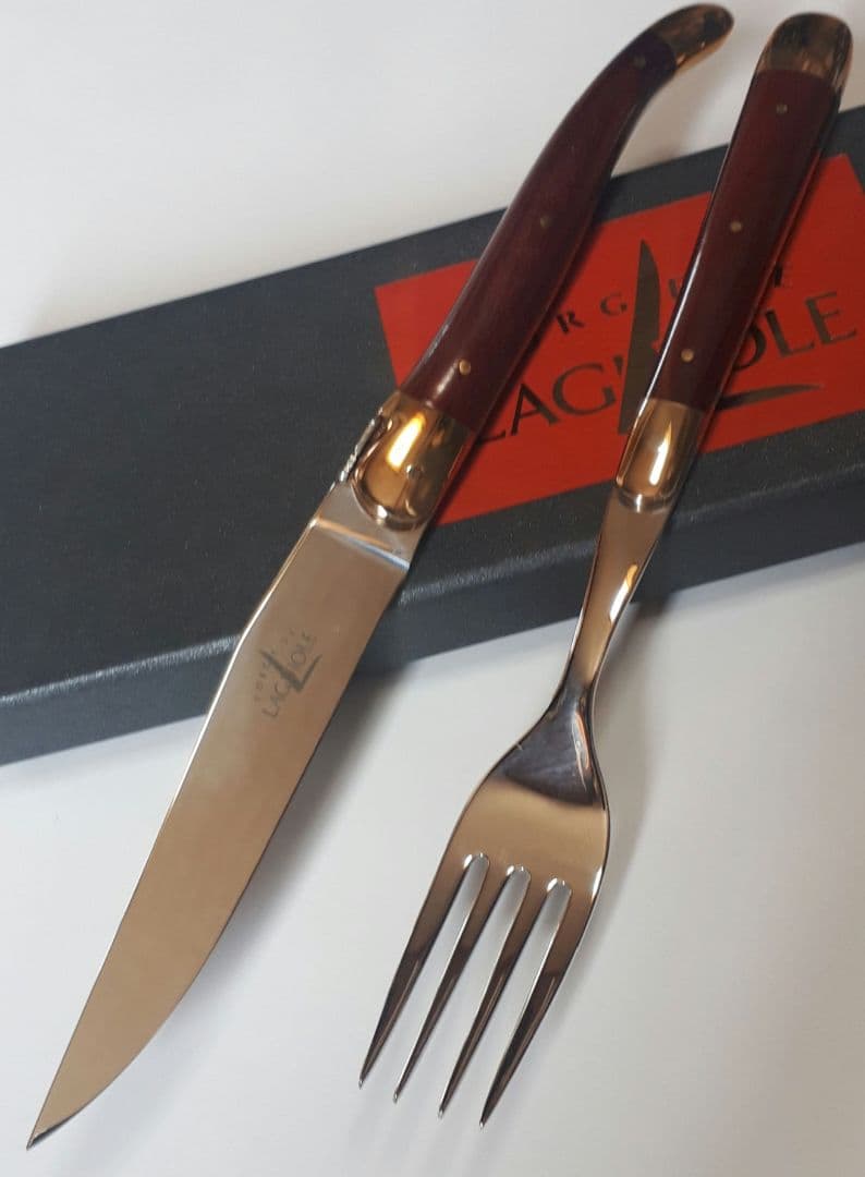LAGUIOLE （ラギオール）ナイフ&フォーク ウッド Michel Bras LAGUIOLE （ラギオール）ナイフ&フォーク ウッド Michel Bras - メルカリ