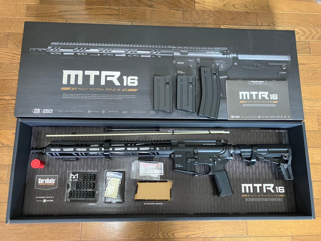 【値下6,000円】MTR16 マルイ製ガスブローバックライフル+マガジン3本 東京マルイ 東京マルイ MTR16 ガスブローバックライフル | あきばお
