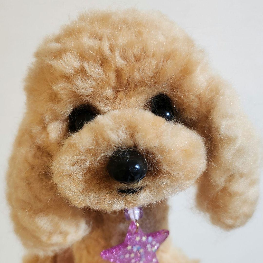 トイプードル❤️羊毛フェルト❤️　　　　　　　　　　　　　　　お迎え決まりました たまにはこんなマルプー風？な子も作ってみました🐾 #羊毛フェルト