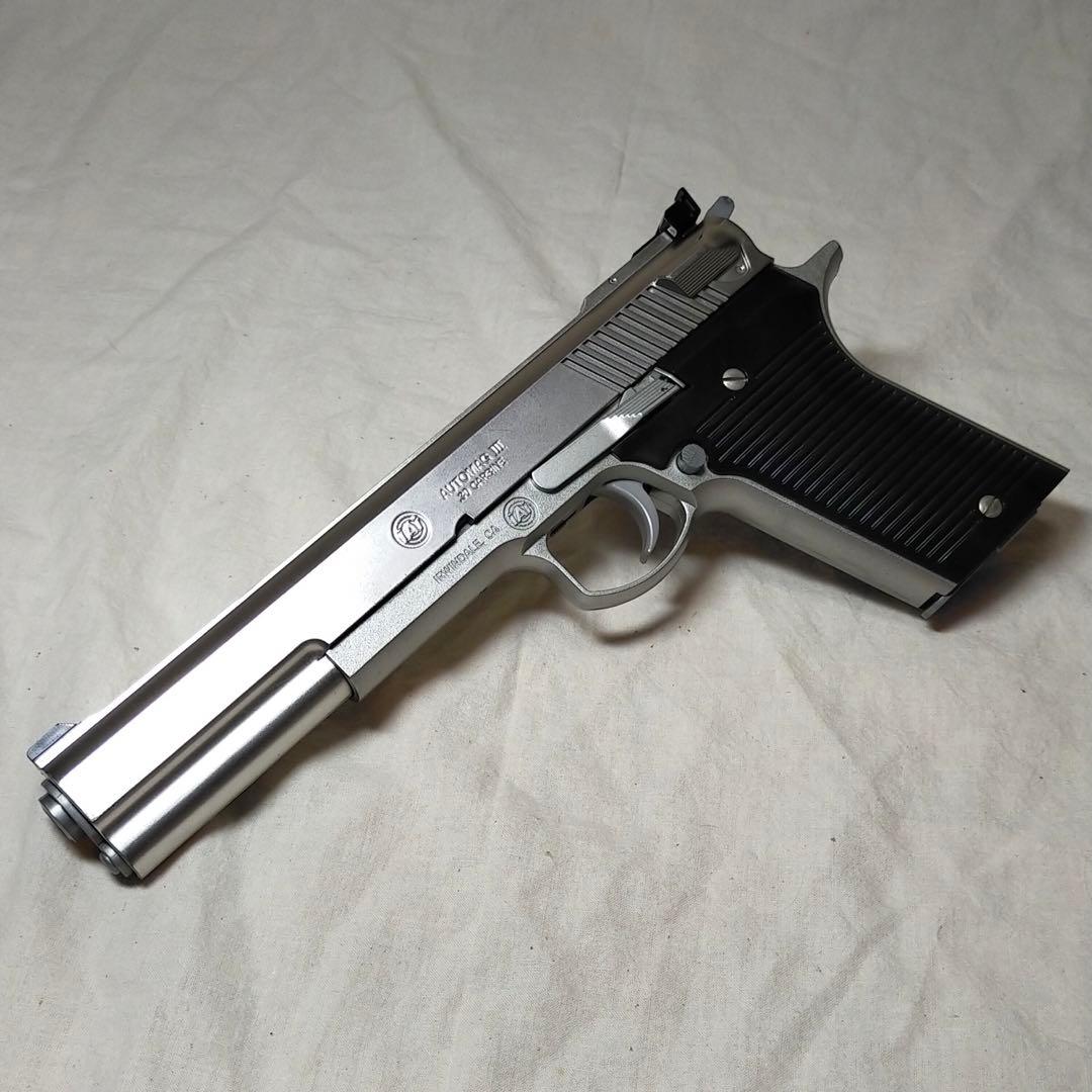 東京マルイ オートマグⅢ ステンレスモデル10禁エアコキ - メルカリ