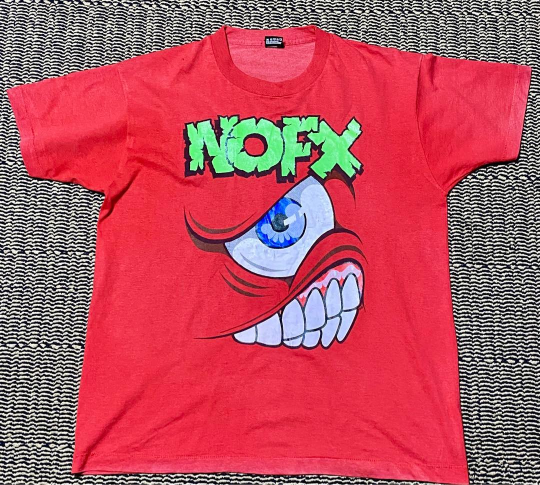 【ヴィンテージ】NOFX 1995 日本ツアーTシャツ XL 赤 NOFX - Mons◦Tour Punk In Drublic 1995 European Tour Shirt (Red