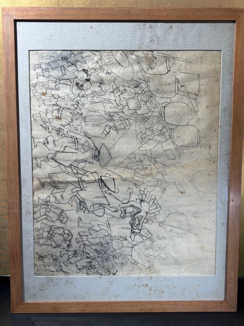 生田花朝女　祭り風景　絵　絵画　額 生涯にわたり大阪の歴史風俗を題材とした生田花朝女 - UAG美術家研究所