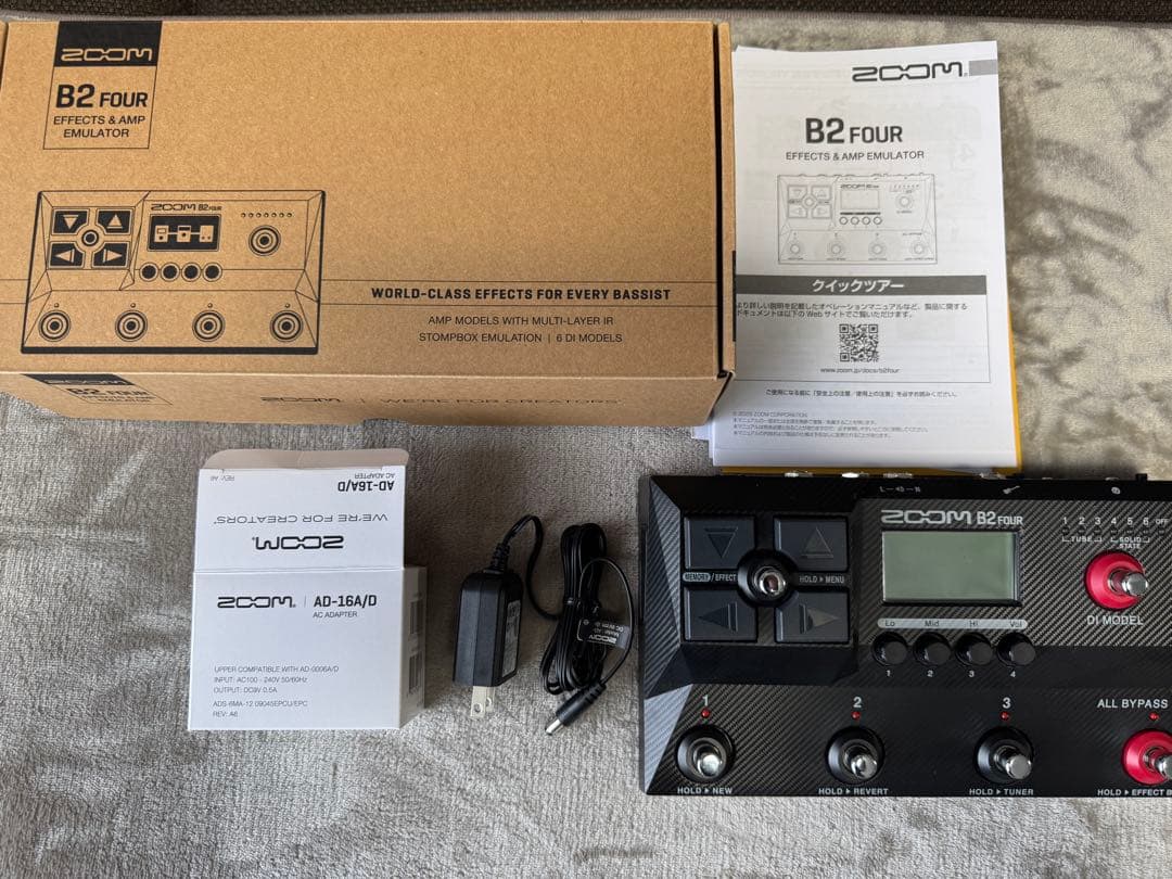 ZOOM B2 FOURマルチエフェクター中古美品 中古】 ZOOM / B2 FOUR 【御茶ノ水本店】 | マルチエフェクター