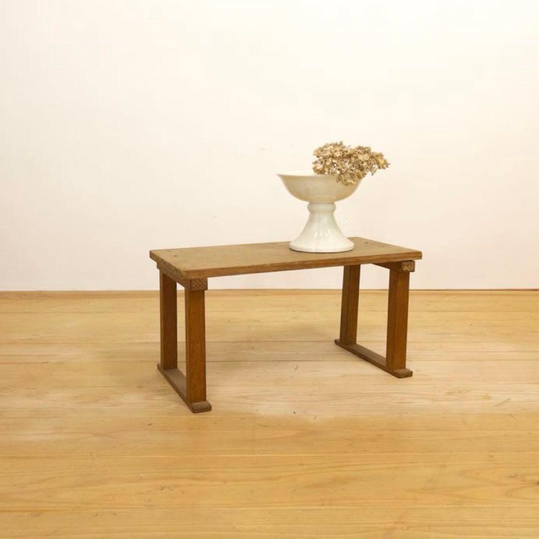 ミニテーブル 飾り台 木製 古道具 古家具 ビンテージ アンティーク