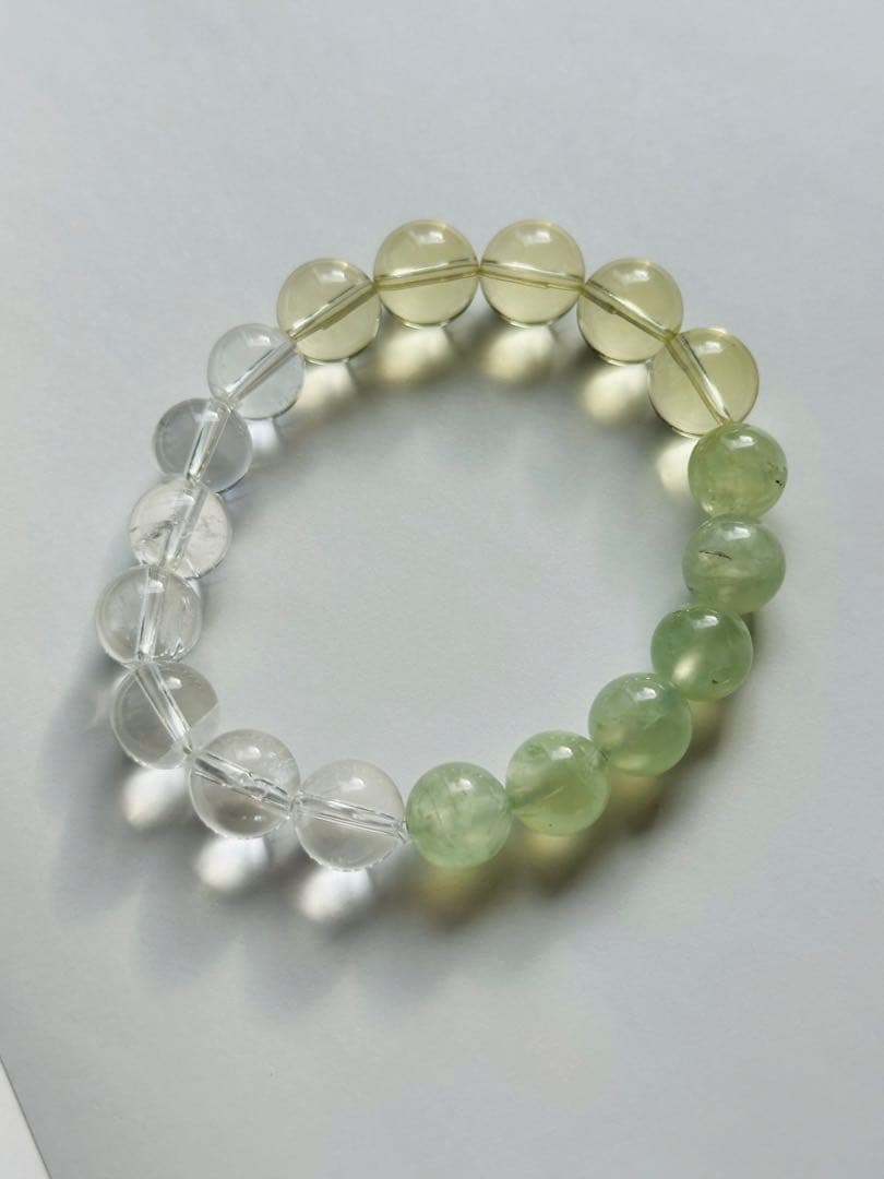 ユニドロブレスレット　グリーン系 結びつきを強める】☆天然石グリーンアゲート 緑瑪瑙 ブレスレット