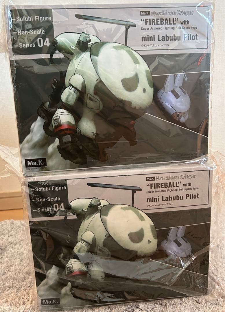 その他 HOW2WORK FIREBALL with mini LABUBU PILOT How2work DCON 2024 Labubu Pilot Ma.K. Maschinen Krieger Fireball