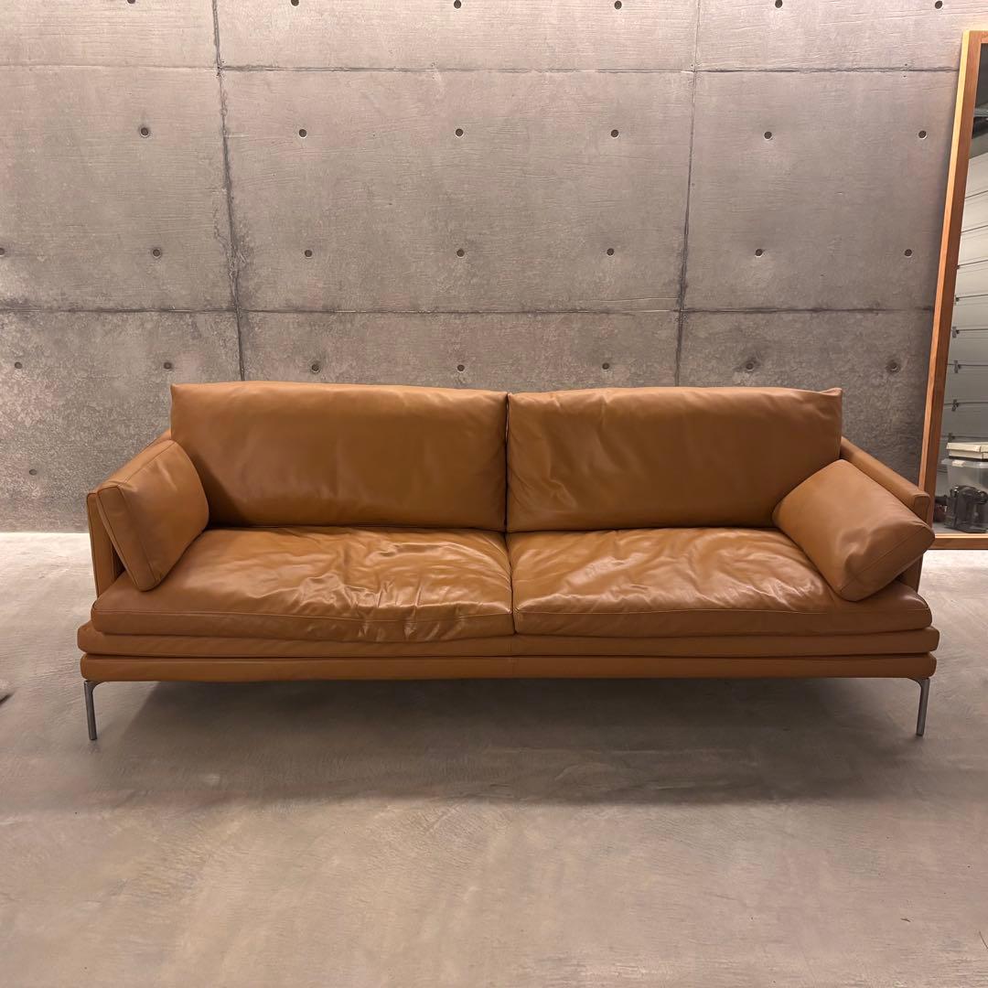 ZANOTTA WILLIAM ザノッタ ウィリアム　3人掛けレザーソファ ZANOTTA WILLIAM ザノッタ ウィリアム 3人掛けレザーソファ - メルカリ