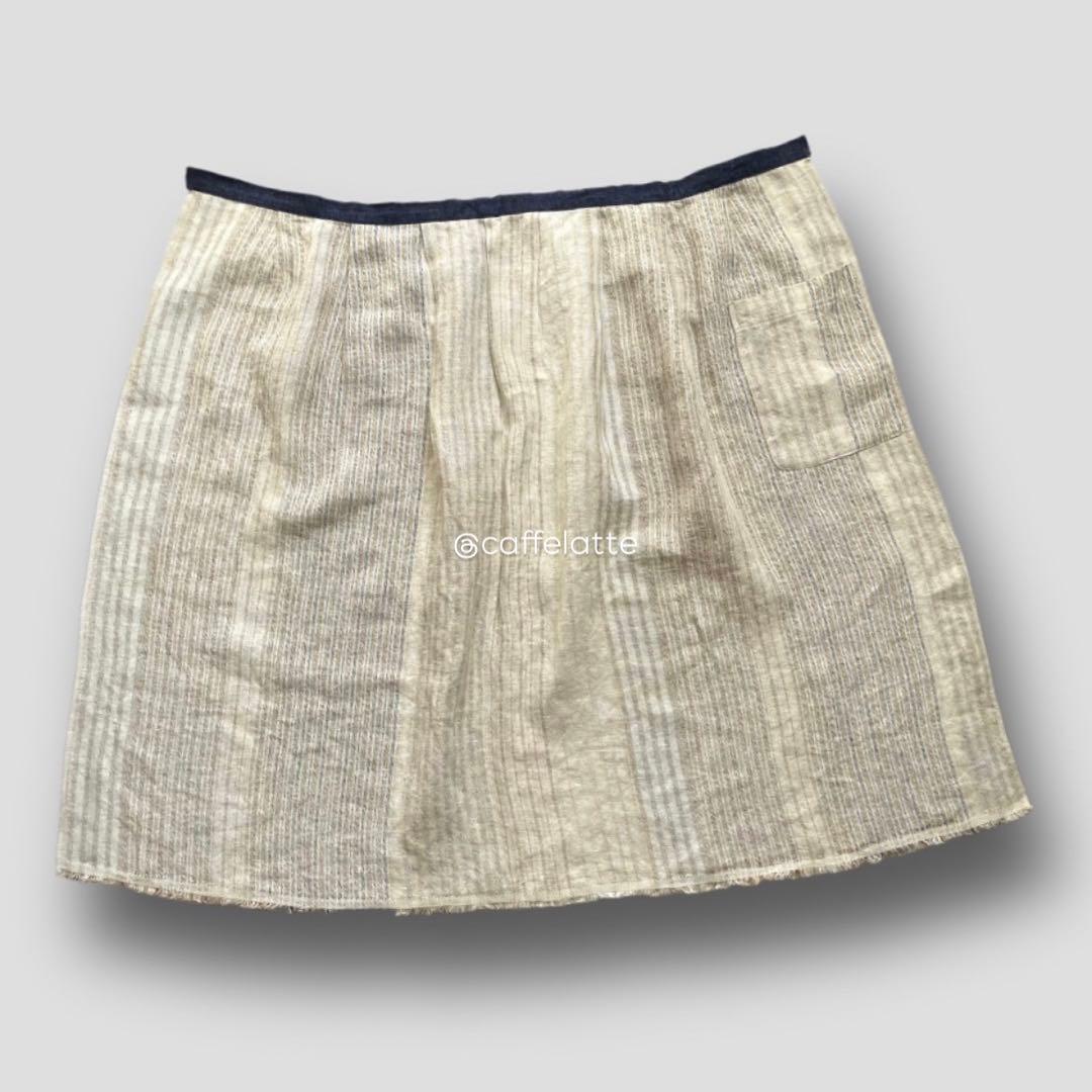 Vlas Blomme ヴラスブラム リネンストライプエプロン TOUJOURS - メルカリ