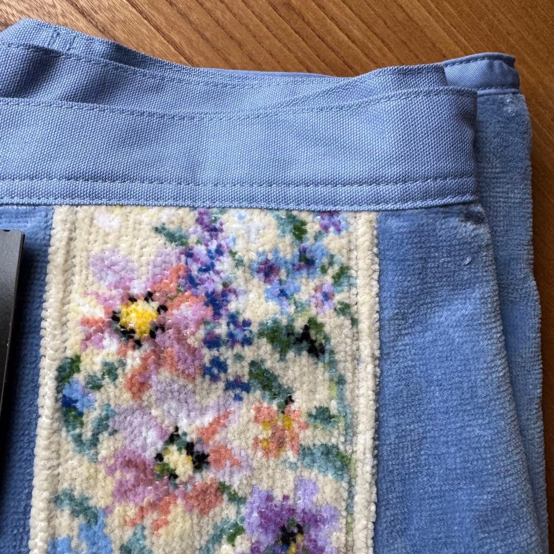 新品未使用】ホットマン エプロン シェニール織り ポケット付き 永遠色