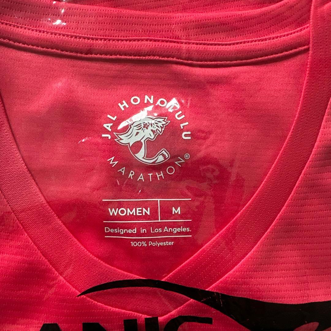 ホノルルマラソン 2025 完走Tシャツ 完走メダル ステッカー レディース