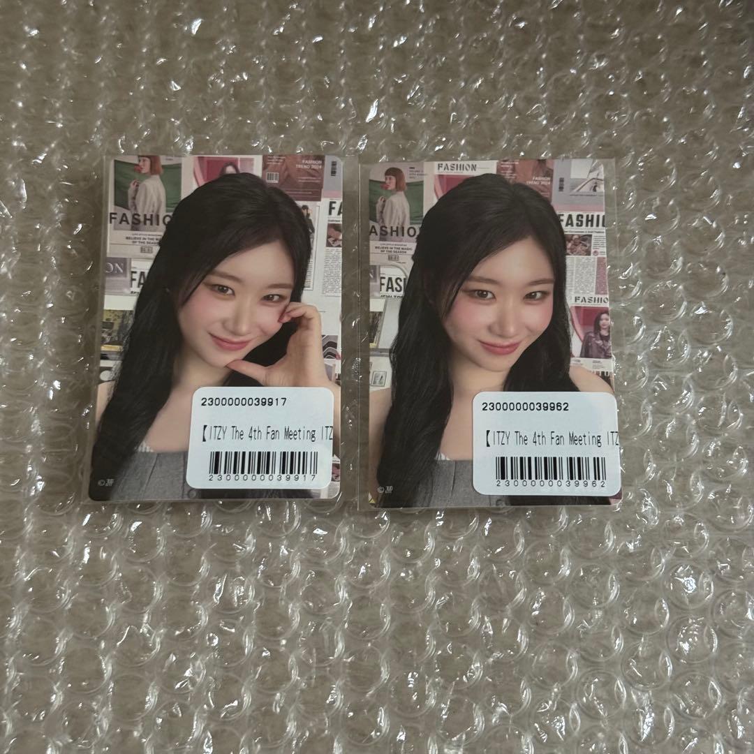 ITZY オンラインくじ トレカ ステッカー チェリョン - メルカリ