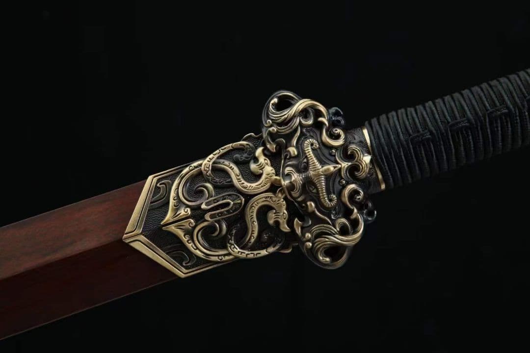 28寸仙龍漢剣 古兵器 武具 刀装具 日本刀 模造刀 居合