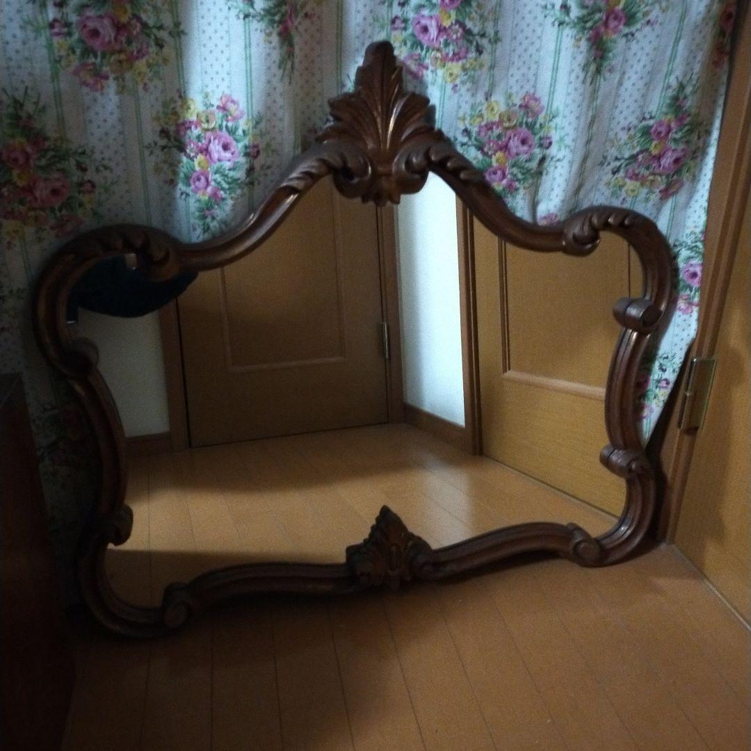 【4月30日まで】アンティークミラー 楽天市場】アンティーク調 ミラー 302×248mm 卓上・壁掛け兼用 長方形