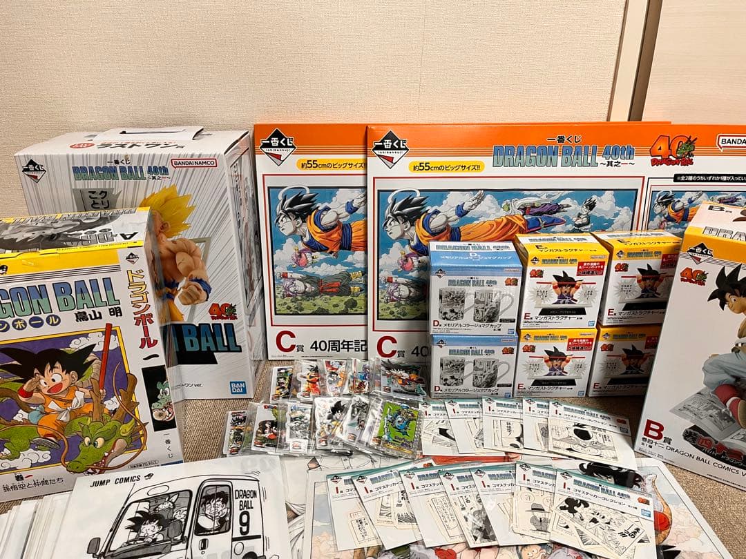 ドラゴンボール 一番くじ 40th dragonball コンプリート　58種 一番くじ DRAGON BALL 40th ～其之一～｜一番くじ倶楽部｜BANDAI