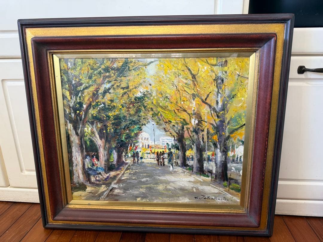 80.「タイトル不明」髙橋一善 油絵 18.「奥入瀬」髙橋一善 油絵 - メルカリ