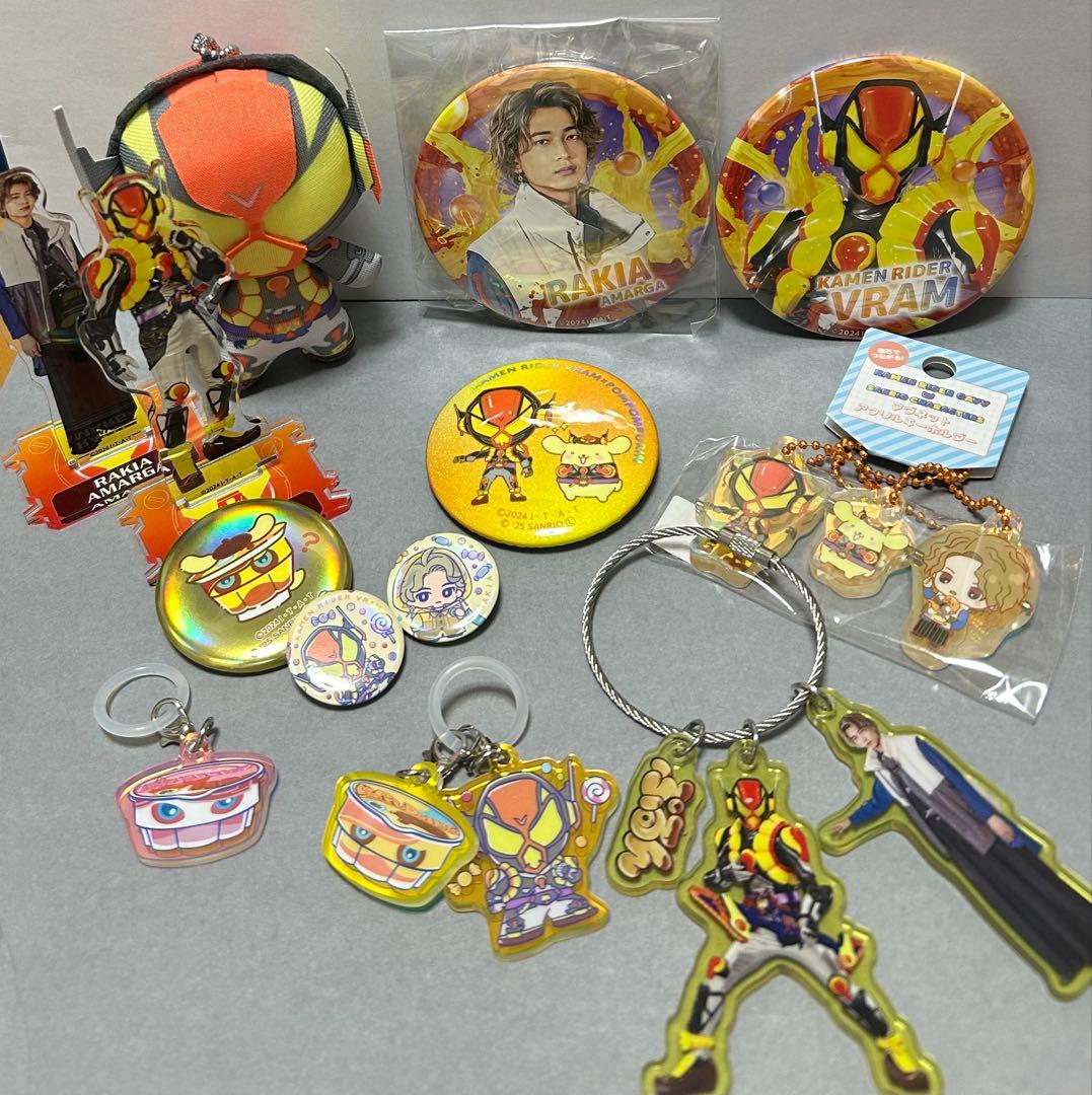 仮面ライダーヴラム 缶バッジ マスコット アクリルスタンド ラキア まとめ売り 受注販売】ツインアクリルスタンド 仮面ライダーヴラム ゼリーカスタム