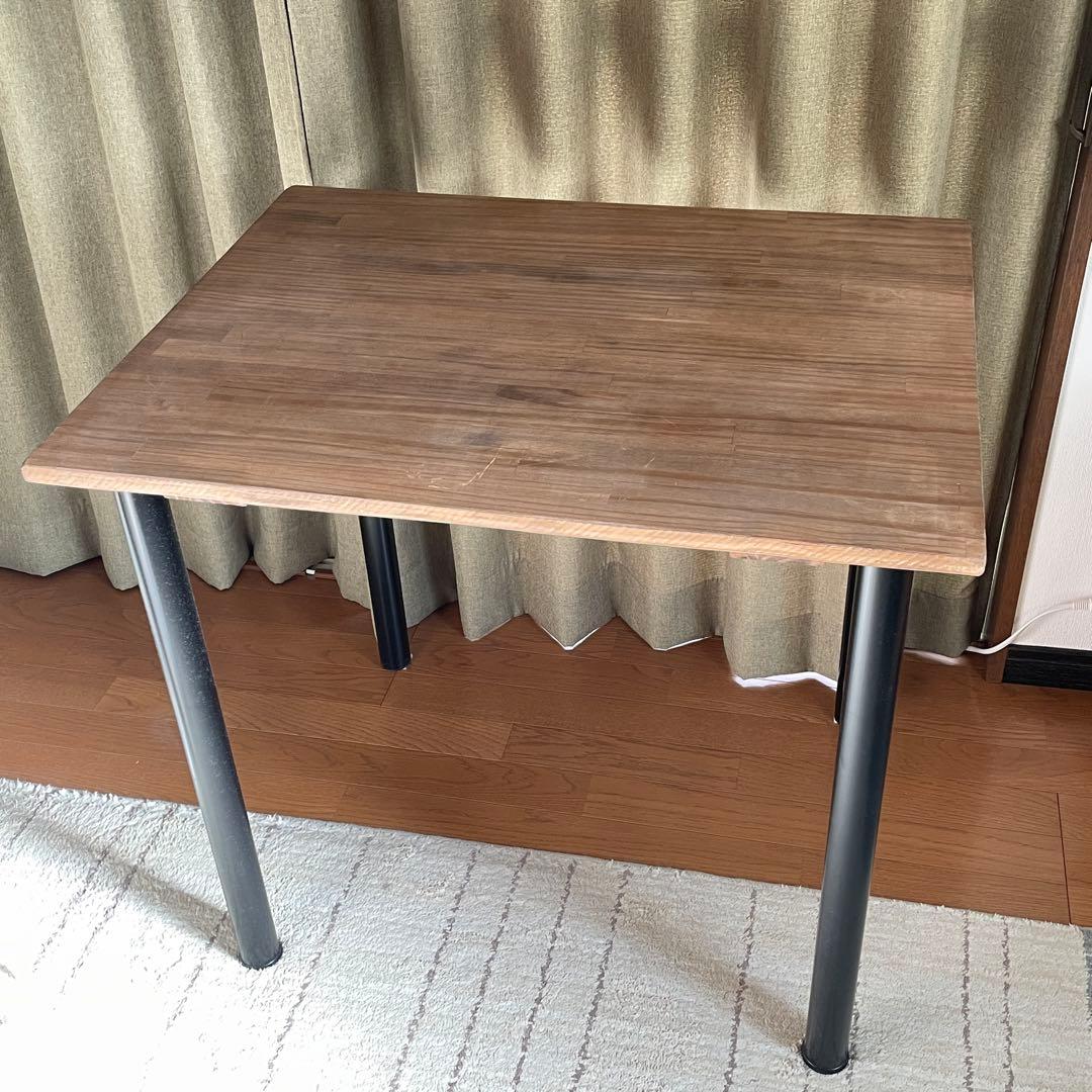 無垢材×スチール脚　パソコンデスク　テーブル　シンプル　木製　オーダー品 送料無料】 Sizeno(シゼノ) サイズオーダーデスク テーブル