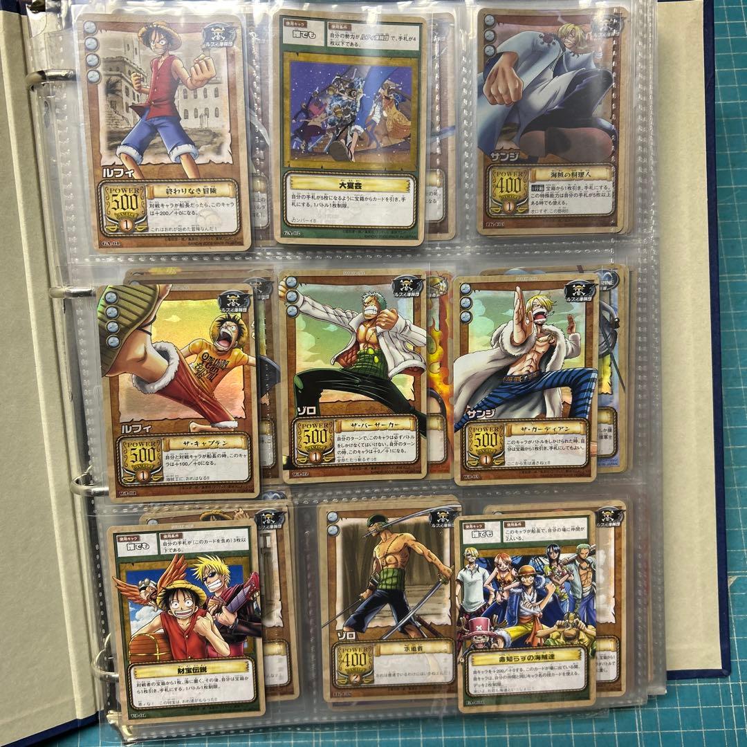 カードダスマスターズ バインダーつき ワンピースカードゲーム 当時物