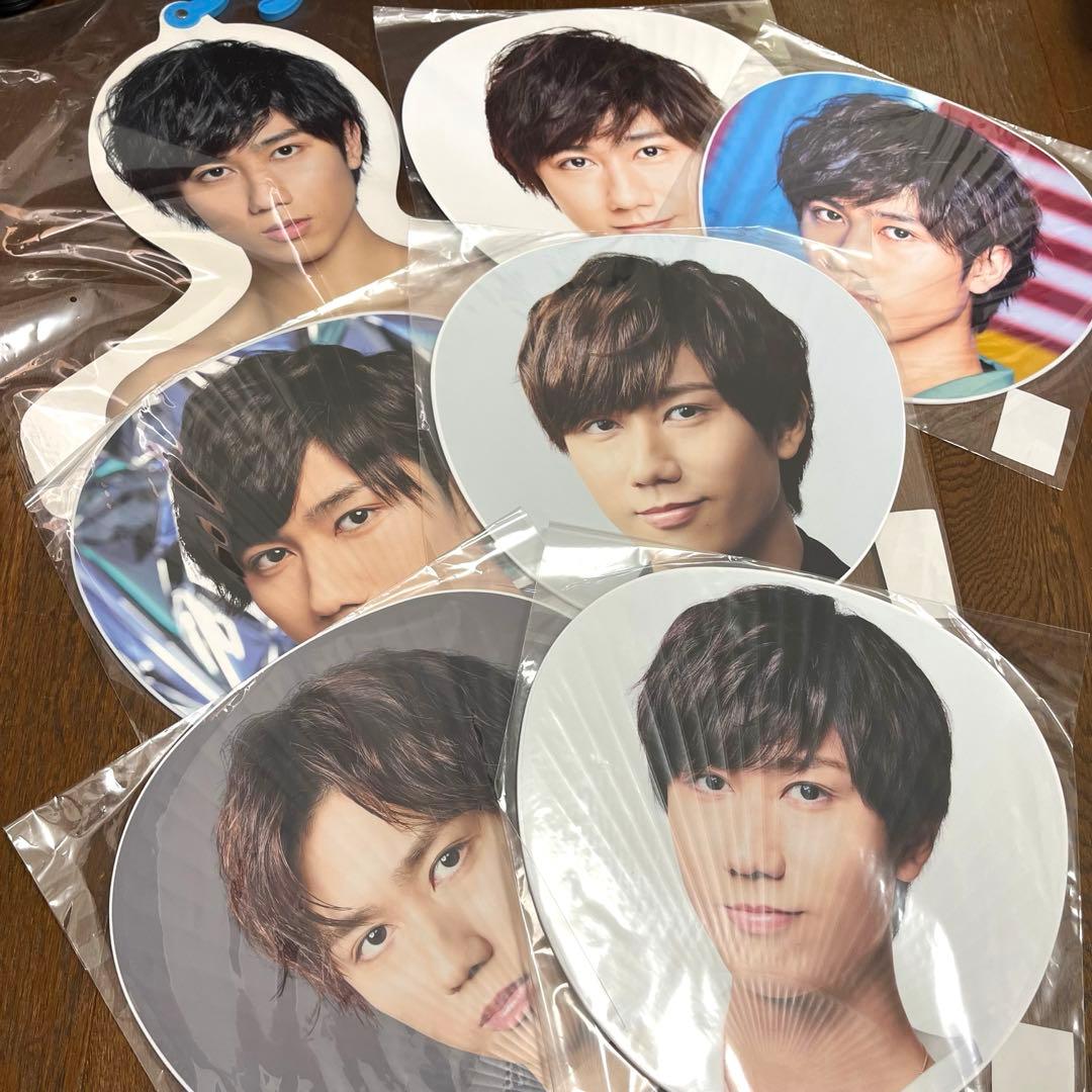 SnowMan エロハン ハンガー阿部亮平 うちわ ジャンボ団扇 歴代 Jr