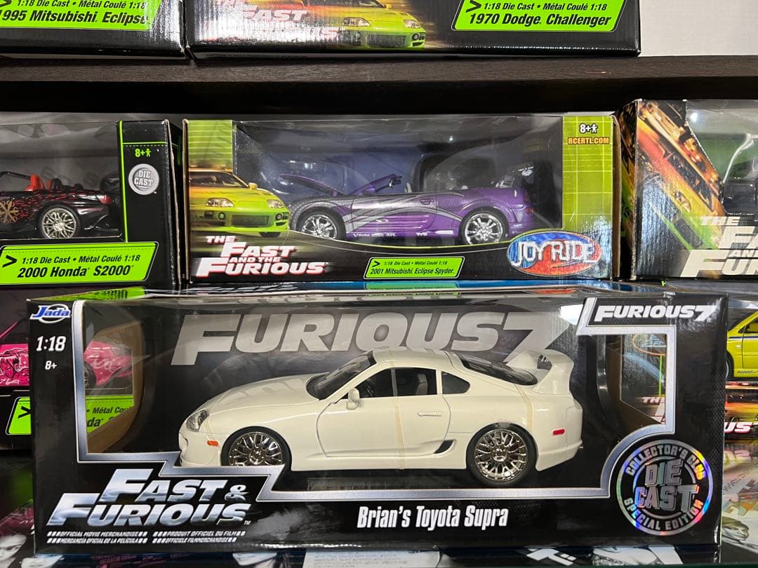 ミニカー JADA FAST&FURIOUS Brian's TOYOTA SUPRA Amazon.com: Jada Toys Fast & Furious 1:24 Brian's Toyota Supra Die