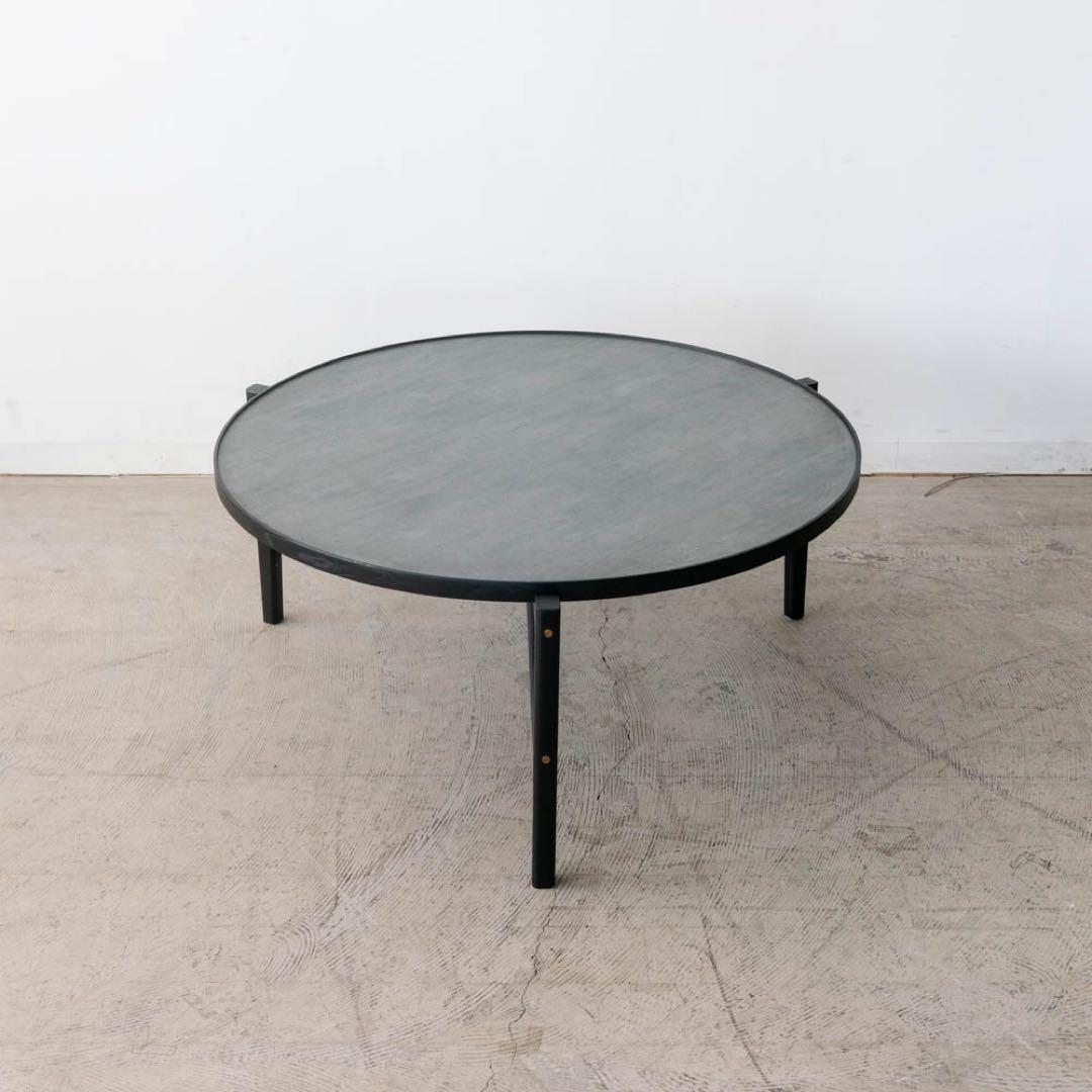 センターテーブル　石目調の天板×オーク材 lushroom センターテーブル 石目調 ウォールナット オーク